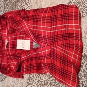 Cato,Size XL, Jester Red,black Blouse
